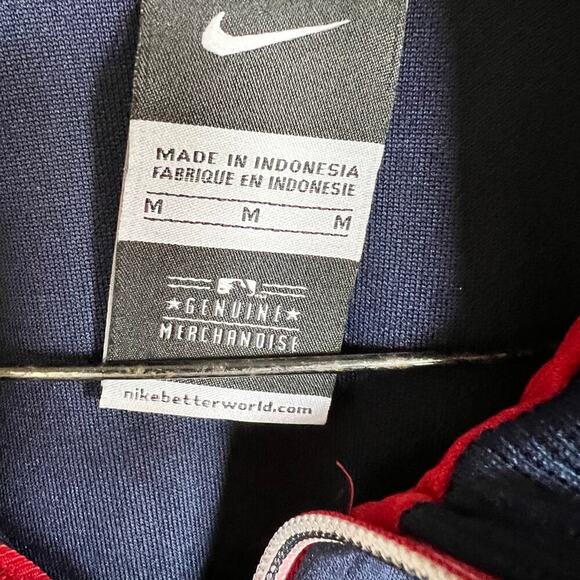 Nike, Minnesota Twins, full zip jacket, men's size M, blue and red - Picture 2 of 9
